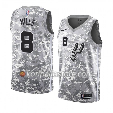 San Antonio Spurs Patty Mills 8 2018-19 Nike Harmaa Miesten Pelipaidat Swingman 